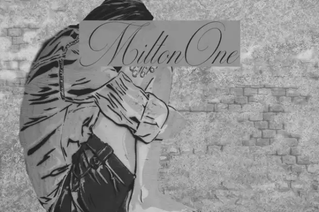 MiltonOne Font examples