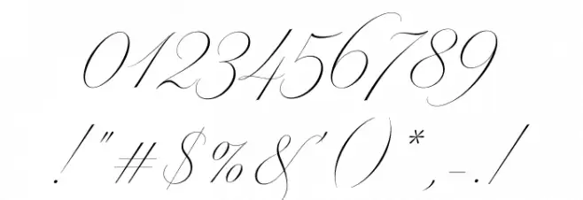 MiltonTwo Font OTHER CHARS