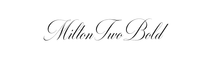 MiltonTwoBold  font caratteri gratis