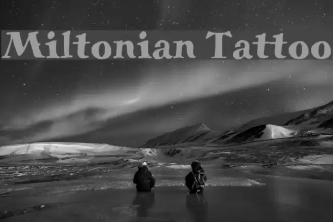 Miltonian Tattoo Font examples