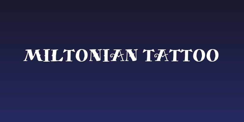 Miltonian Tattoo Social Header