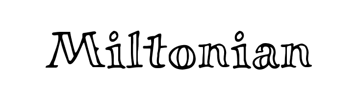 Miltonian Font