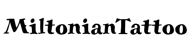 MiltonianTattoo  Free Fonts Download