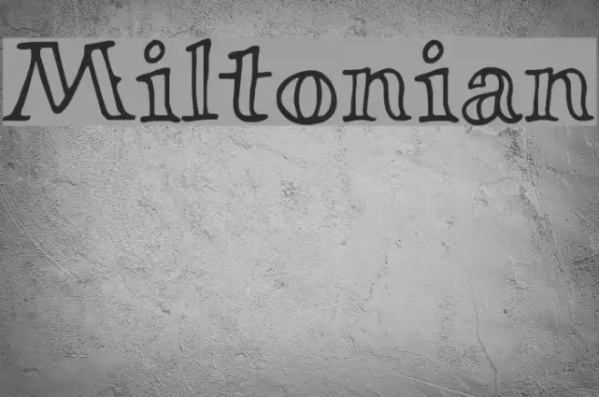 Miltonian Example 1