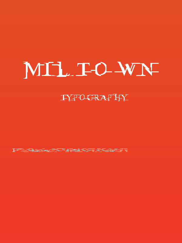 Miltown Poster