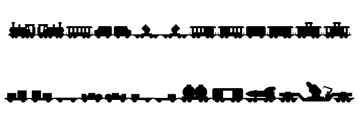 Miltrain-Generic Font LOWERCASE
