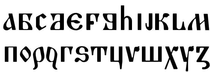 Miludaland Font LOWERCASE