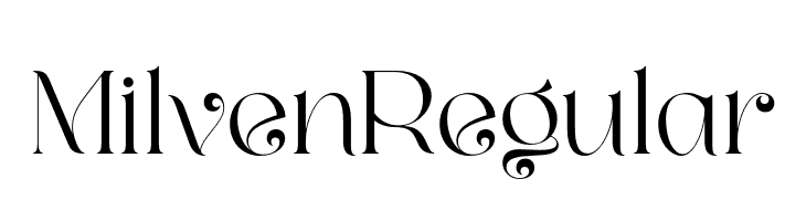 Milven Regular  Free Fonts Download