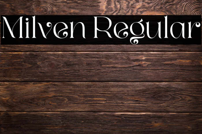 Milven Regular Example 3