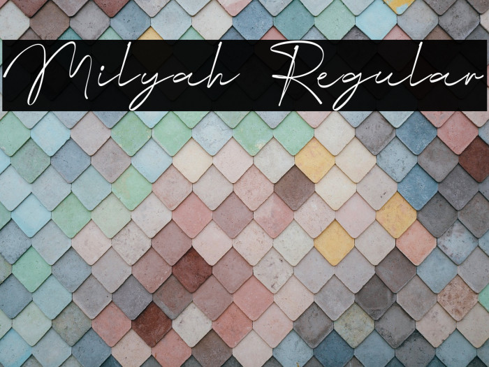 Milyah Regular Example 1