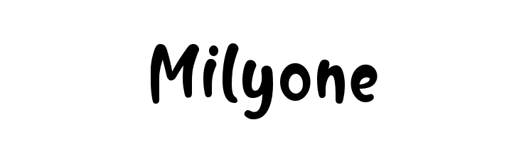 Milyone  Free Fonts Download
