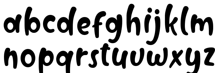 Milyone Font LOWERCASE