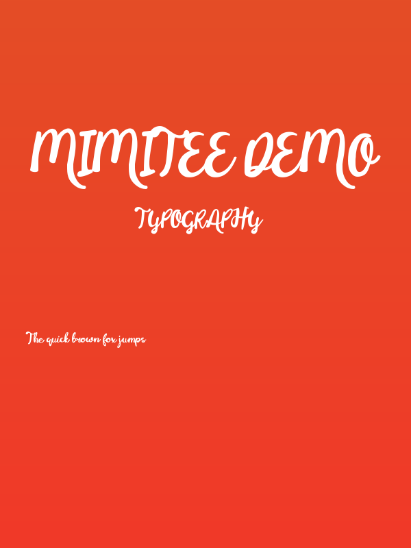 Mimitee Demo Poster
