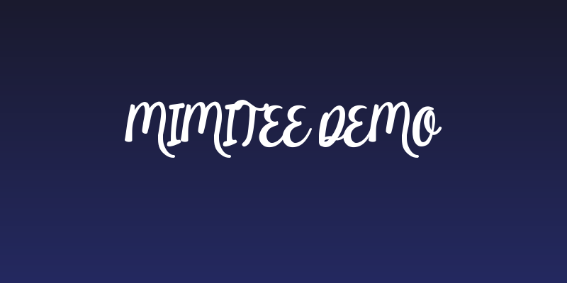 Mimitee Demo Social Header