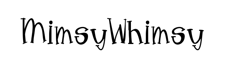 MimsyWhimsy  नि: शुल्क फ़ॉन्ट्स डाउनलोड
