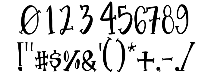 MimsyWhimsy Font OTHER CHARS