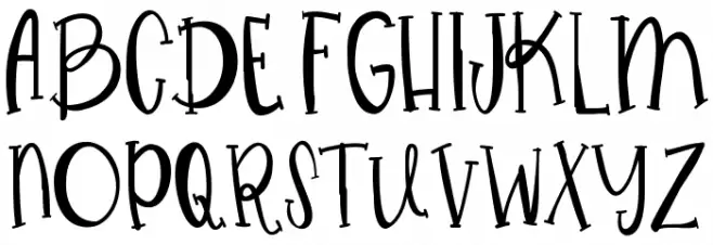 MimsyWhimsy Schriftart Groß