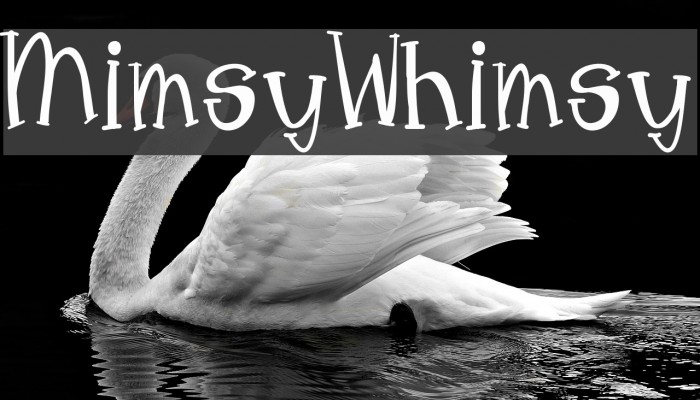MimsyWhimsy Font examples