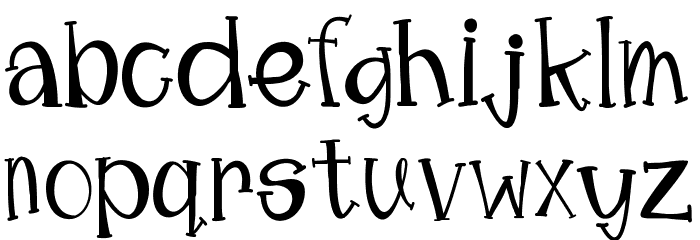 MimsyWhimsy Font LOWERCASE