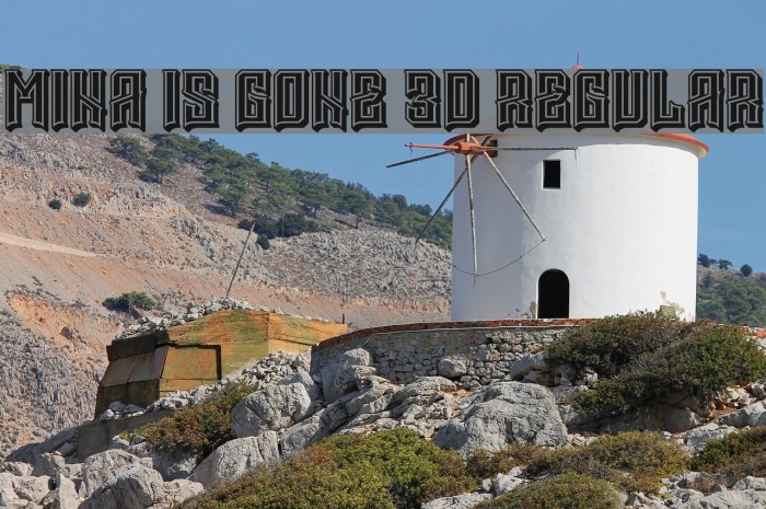 Mina is gone 3D Regular Example 1