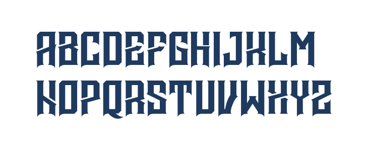 Mina is gone Regular Lowercase