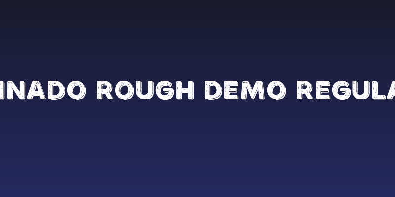 Minado Rough Demo Regular Social Header