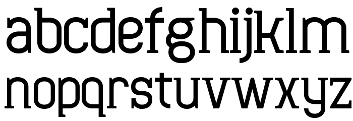 Minaeff Ect Bold Font LOWERCASE