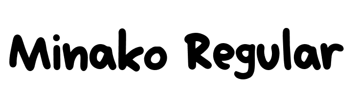 Minako Regular  baixar fontes gratis