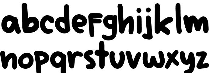 Minako Regular Schriftart Kleinbuchstaben