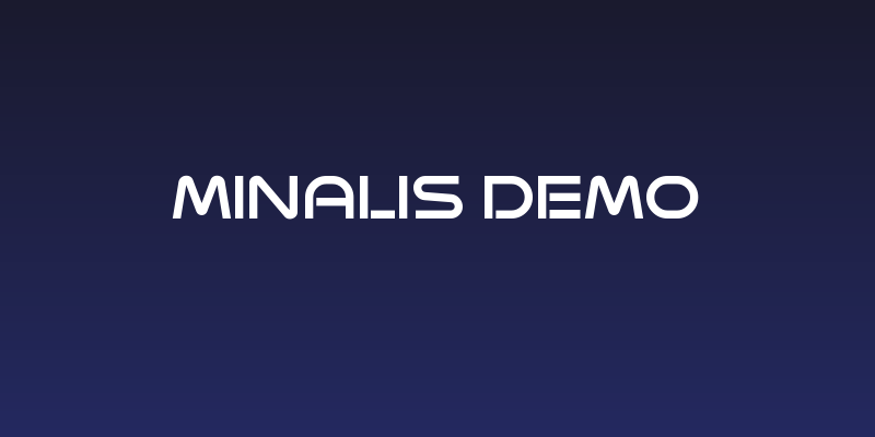 Minalis Demo Social Header