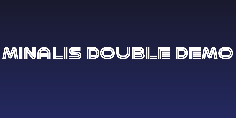 Minalis Double Demo Social Header