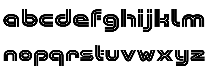 Minalis Double Demo Font LOWERCASE