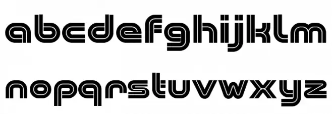 Minalis Double Demo خط أحرف صغيرة