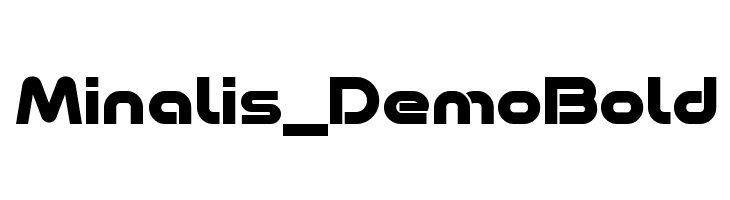 Minalis_Demo Bold  les polices de caractères gratuit tlcharger