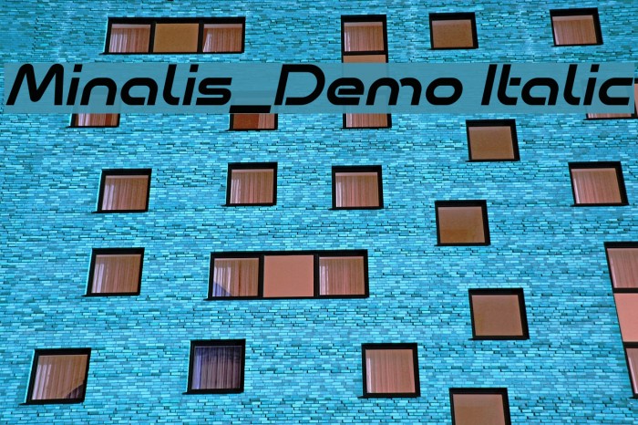 Minalis_Demo Italic Example 3