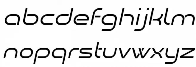 Minalis_Demo Light Italic Caratteri MINUSCOLO