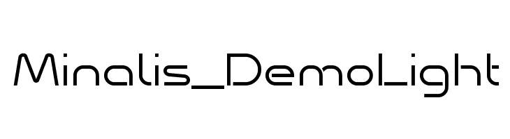 Minalis_Demo Light  Free Fonts Download