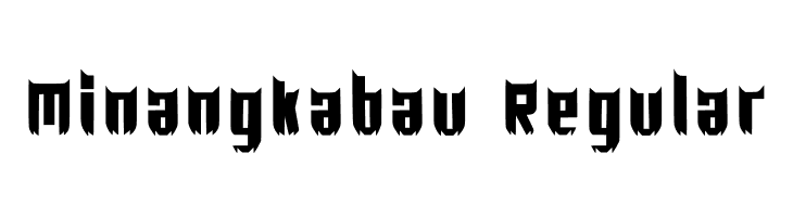 Minangkabau Regular  Frei Schriftart Herunterladen