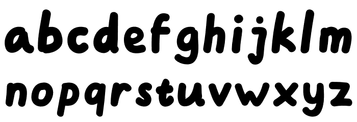Minasans Font LOWERCASE
