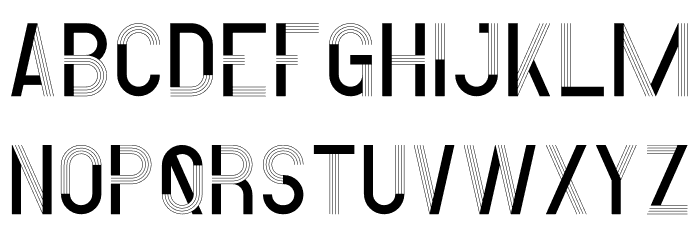 Minbus Font LOWERCASE