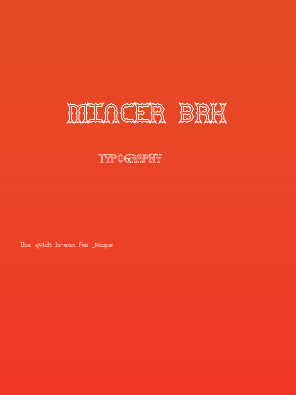 Mincer BRK Poster