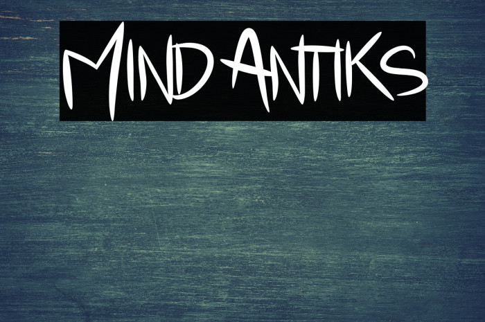 Mind Antiks Font examples
