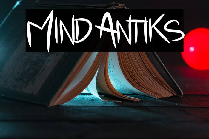 Mind Antiks Font examples