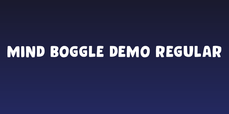 Mind Boggle DEMO Regular Social Header