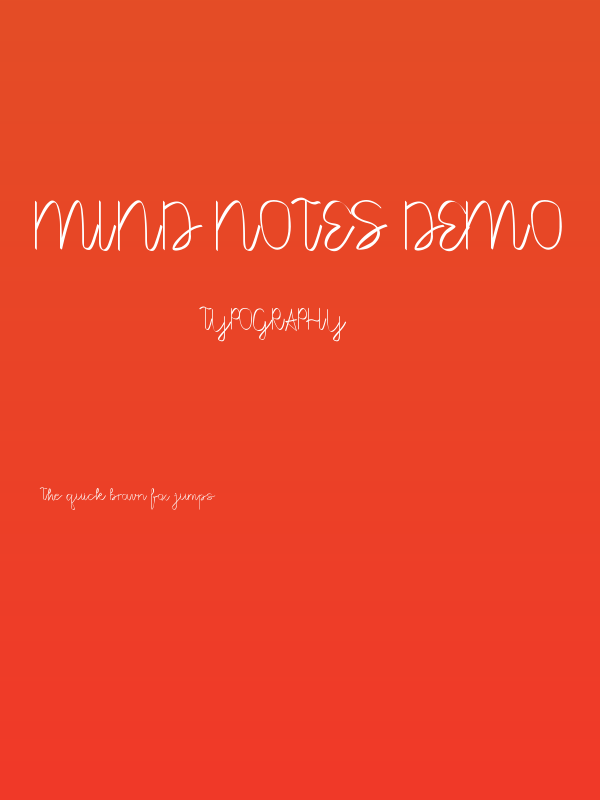 Mind Notes Demo Poster