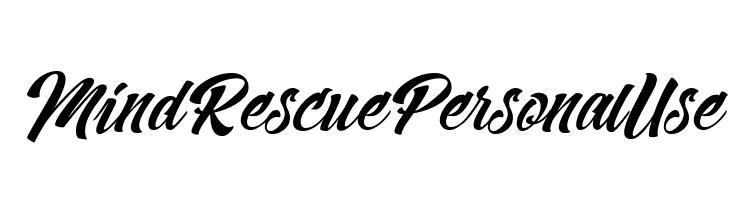 Mind Rescue Personal Use   免费字体下载