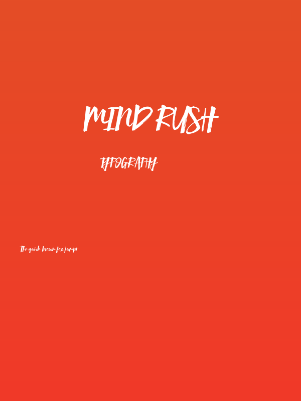 Mind Rush Poster