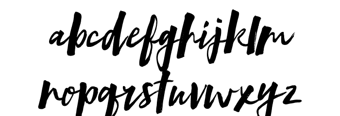 Mind Rush Font LOWERCASE