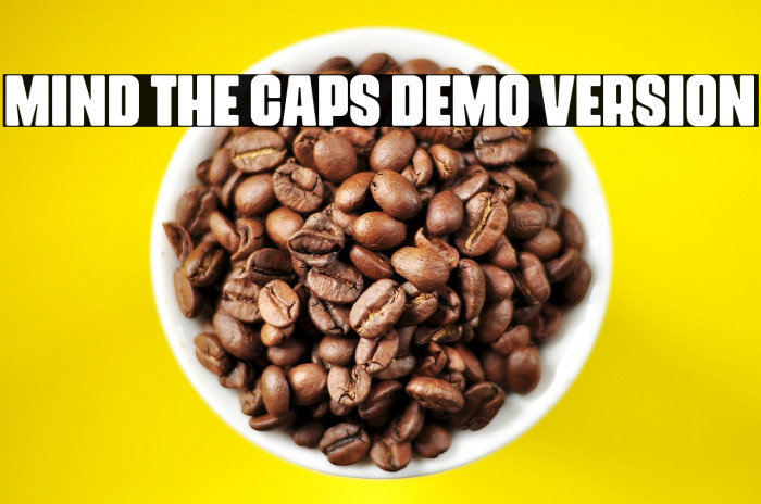 Mind The Caps DEMO VERSION Example 1