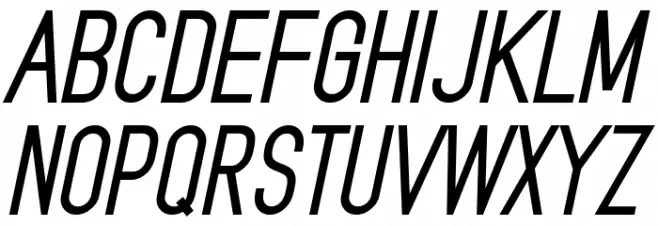 MindBlue Bold Italic Schriftart Groß